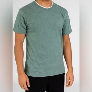 Denim & Flower Green Short Sleeve Tee